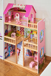 FIJN Red Roof Dollhouse - Kids Haven
